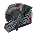 Casco Nolan N60-6 Eclettico Nero Grigio Rosso