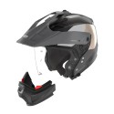 Casco Nolan N70-2 X 06 Selvado Nero Grigio Lava Bianco Sabbia