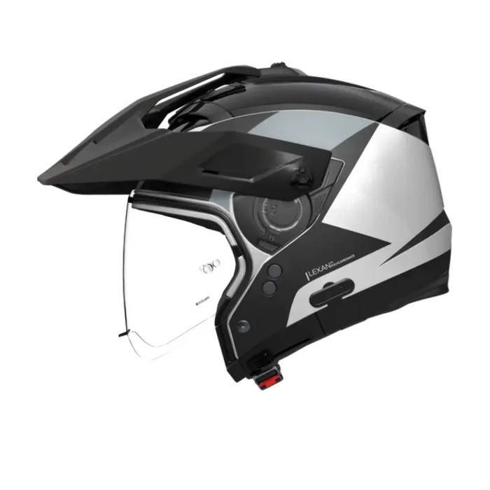 Casco Nolan N70-2 X 06 Turbine Bianco Nero Grigio