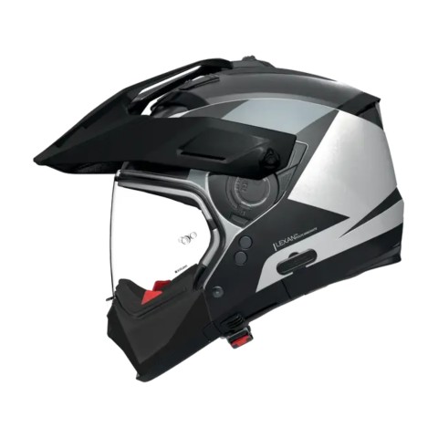 Casco Nolan N70-2 X 06 Turbine Bianco Nero Grigio