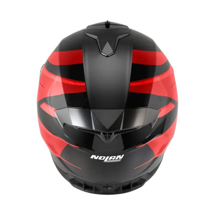 Casco Nolan N80-8 Fervo Nero Rosso Cromato