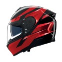 Casco Nolan N80-8 Fervo Nero Rosso Cromato