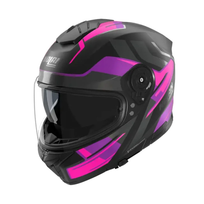 Casco Nolan N80-8 Trittico Nero Fucsia Antracit