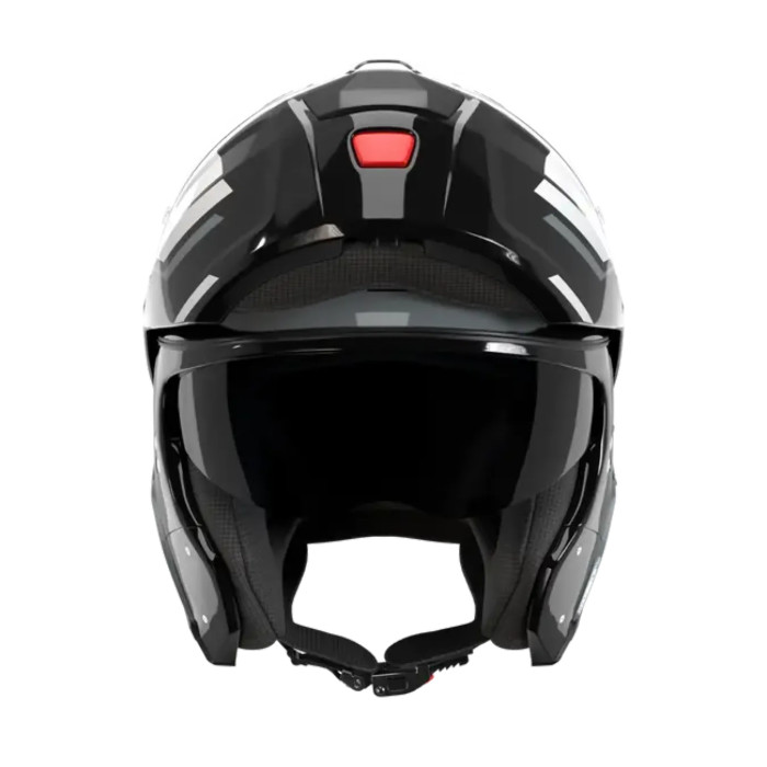 Casco Nolan N90-3 06 Sincrono Grigio Nero Bianco