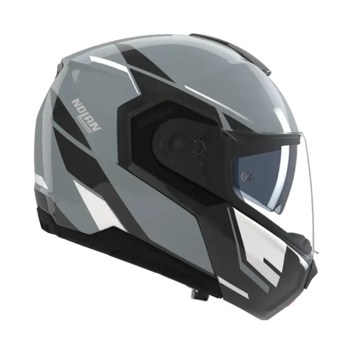 Casco Nolan N90-3 06 Sincrono Grigio Nero Bianco