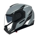 Casco Nolan N90-3 06 Sincrono Grigio Nero Bianco