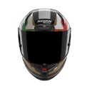 Casco X-lite X-804 Rs Piega Oro Rosso Verde Meta