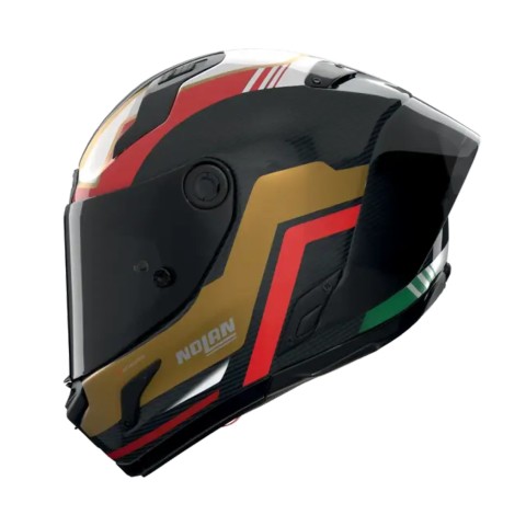 Casco X-lite X-804 Rs Piega Oro Rosso Verde Meta