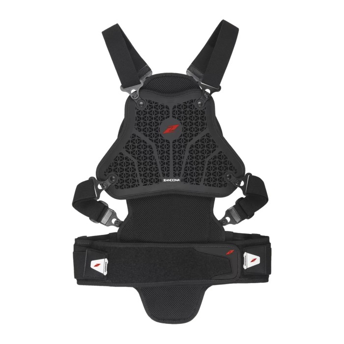 Protezione Dorsale E Pettorale Zandona Hybrid Armour X6 Rosso