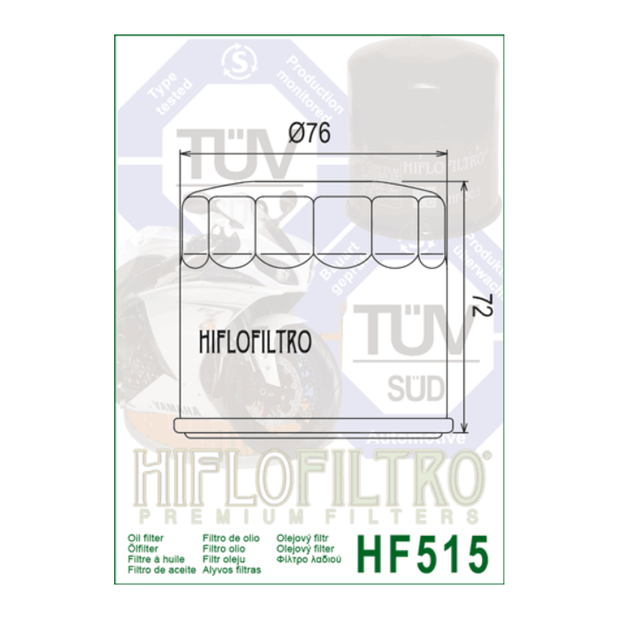 Filtro Olio Hiflo Hf515 Royal Enfield Interceptor 650 19-