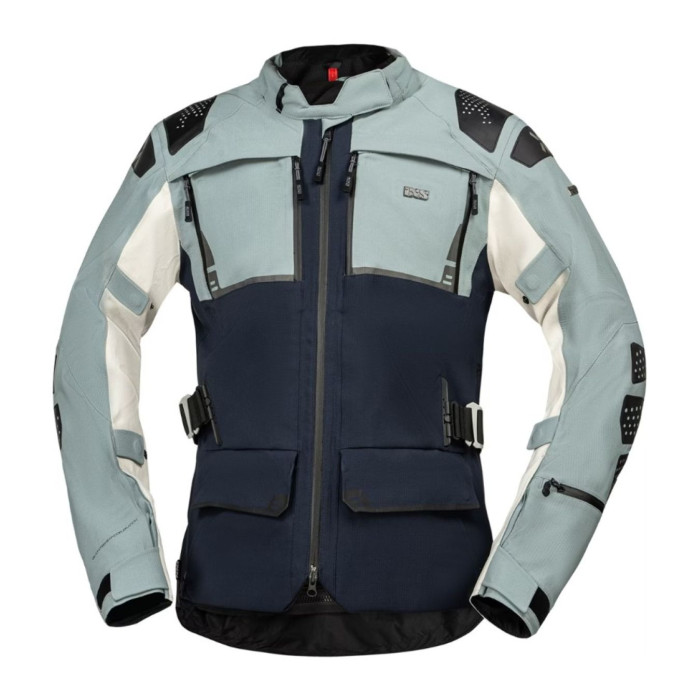 Giacca Con Membrana Laminata Ixs Tourster-stx 2.0 Blu Scuro-grigio