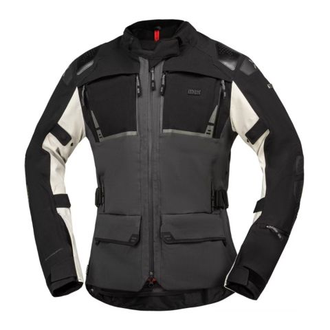 Giacca Con Membrana Laminata Ixs Tourster-stx 2.0 Grigio Scuro-nero-gr