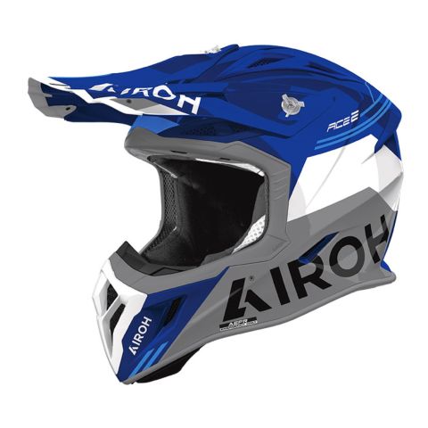 Casco AirohAviator Ace 2 Fury Blue Gloss