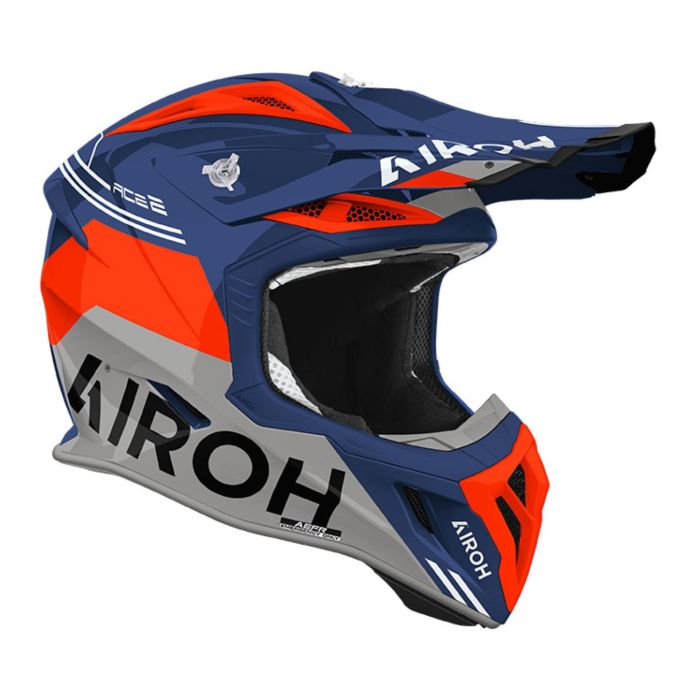 Casco AirohAviator Ace 2 Fury Cerulean Gloss