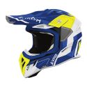 Casco AirohAviator Ace 2 Shield Blue/yellow