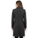 Elegante abrigo impermeable para mujer Tucanourbano Carmen Black