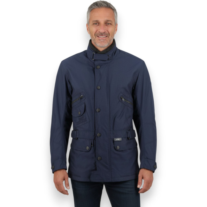 Warme und wasserdichte Ixs Longtailjacke blau