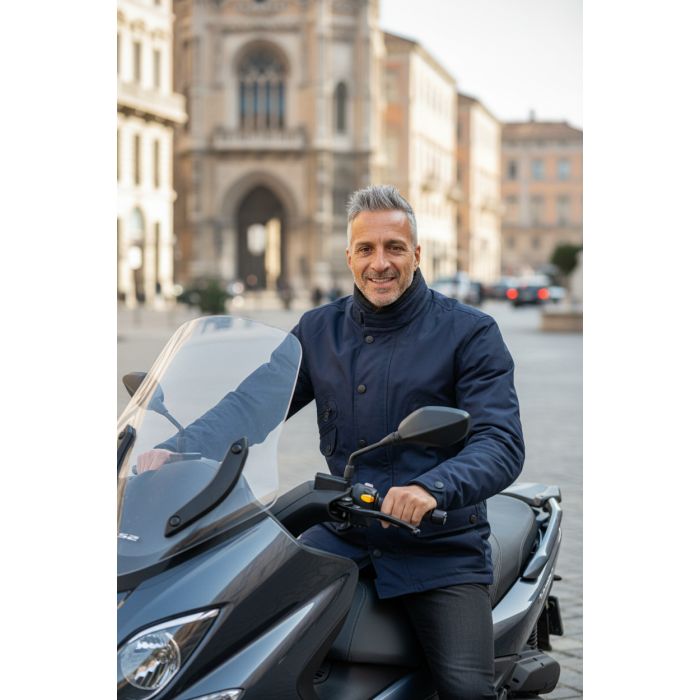 Giacca Ixs Longtail Calda E Impermabile Blu