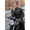 Veste en cuir pour femme Jofama Mod. Vis A Vis Noir