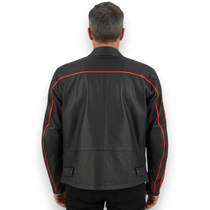 Chaqueta de cuero Corner Xgen Red Fant