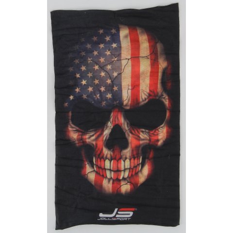 Tubolare In Lycra Multiuso Jollisport Pipe America Skull