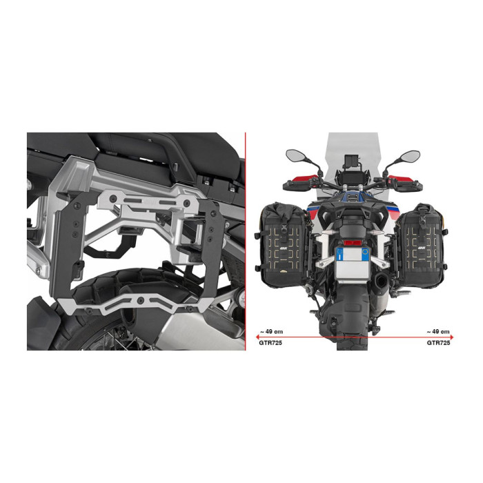 Ad. Port. Or. Bmw R1300gs Adventure '25 Givi Pl5146cam