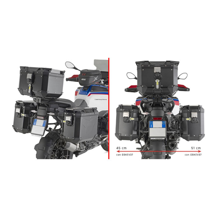 Portav. La. Bmw R1300gs Adventure (2025) Givi Plo5146cam