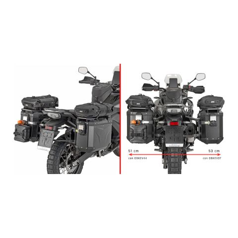 Portavaligie Lattacchi Cf Moto 800mt-x (2025) Givi Plo9227cam