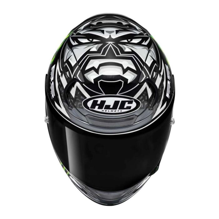 Casco Integrale Hjc Rpha12 Quartararo Replica Mc5 Black