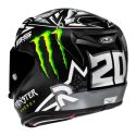 Casco Integrale Hjc Rpha12 Quartararo Replica Mc5 Black