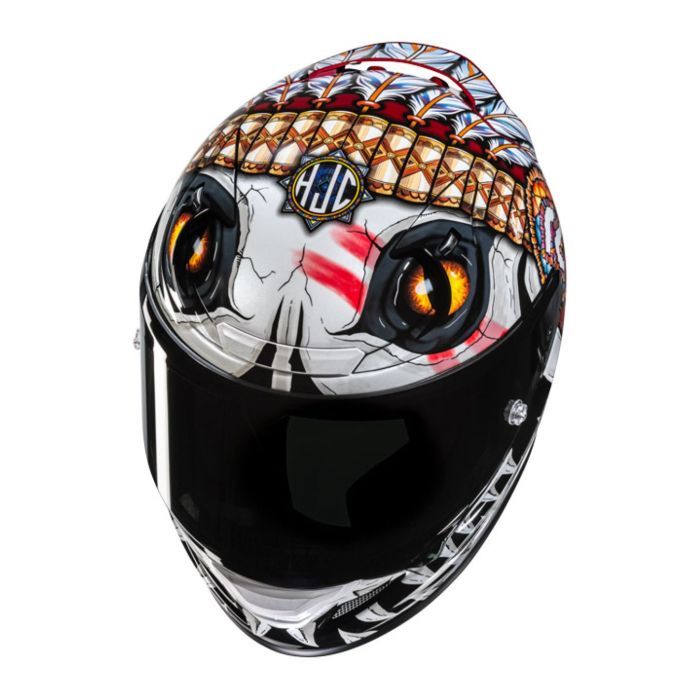 Casco Integrale Hjc Rpha12 Skully Mc1