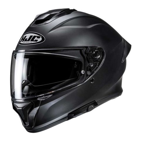 Casco Integrale Hjc C71 Solid Semi Flat Black