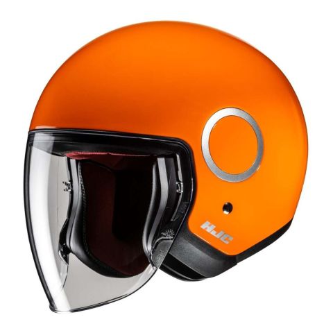 Casco Jet Hjc Rpha40 Solid Orange Tramonto