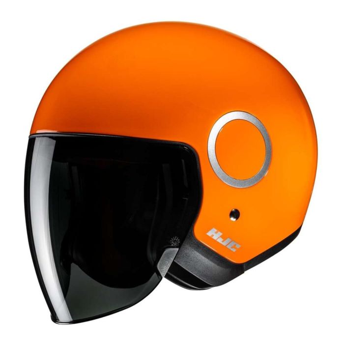 Casco Jet Hjc Rpha40 Solid Orange Tramonto