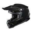 Casco Off Road Hjc C50 Solid Metal Black