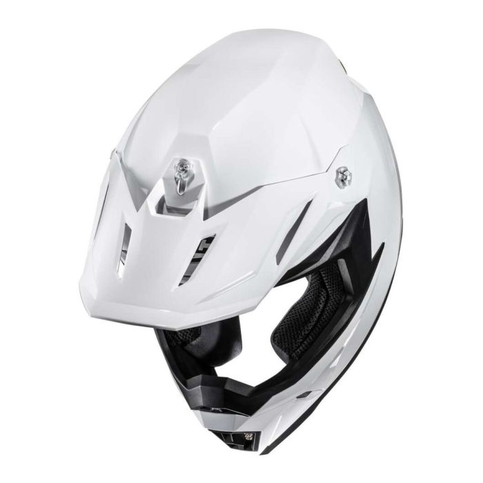 Casco Off Road Hjc C50 Solid Pearl White