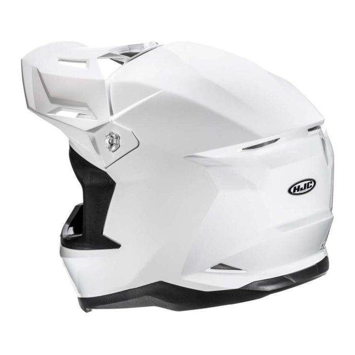 Casco Off Road Hjc C50 Solid Pearl White