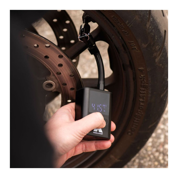 MidlandMini Compressore Ad Aria Con Power Bank E Kit Di Riparazione