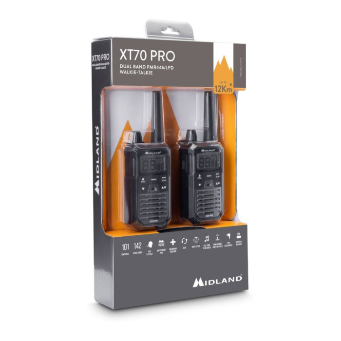 Midland Xt70 Pro Doppio Walkie Talkie