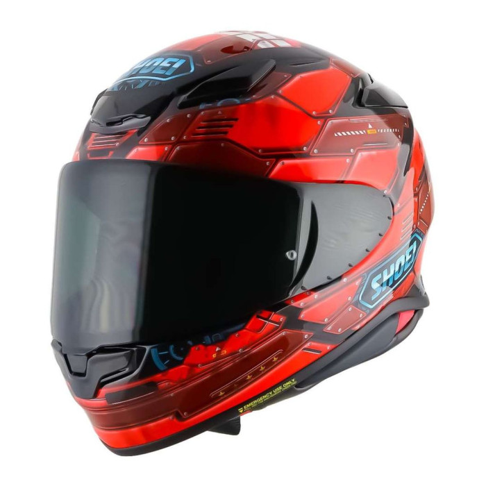 Casco Shoei Nxr2 Fortress Tc1 Rosso