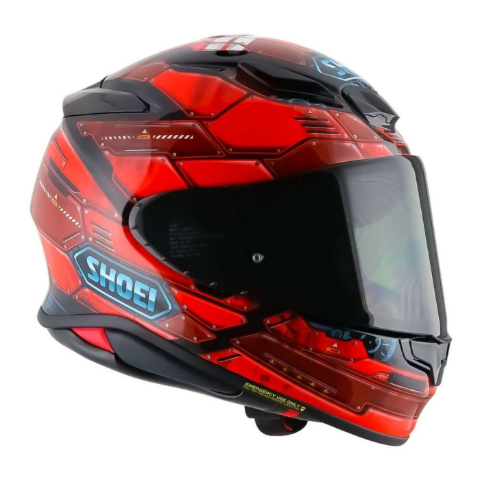 Casco Shoei Nxr2 Fortress Tc1 Rosso