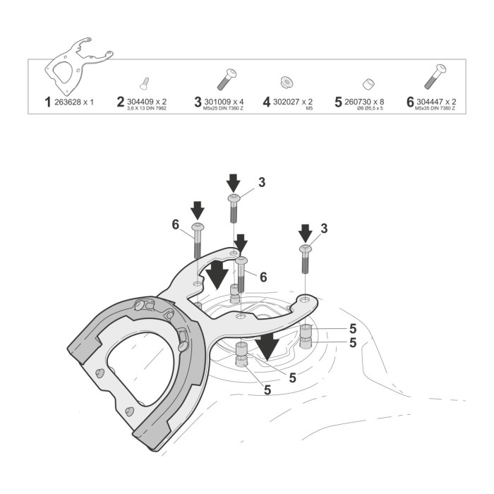 Click System Fast Shad Per Borsa Serbatoio Cf Moto 450mt / 700 Mt '25
