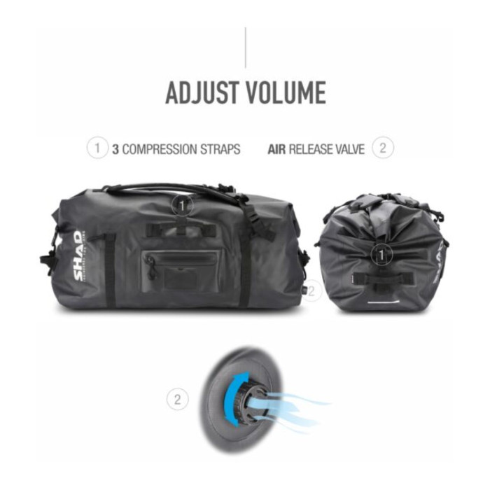 Shad Sw80 Borsa Posteriore Impermeabile 80l