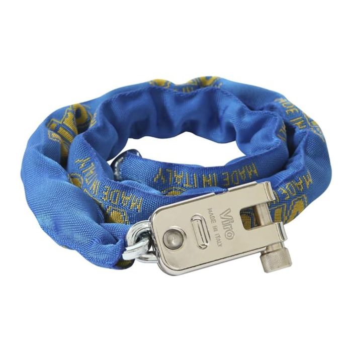 Chaîne avec cadenas Viro morsure 5,5 x 120 cm