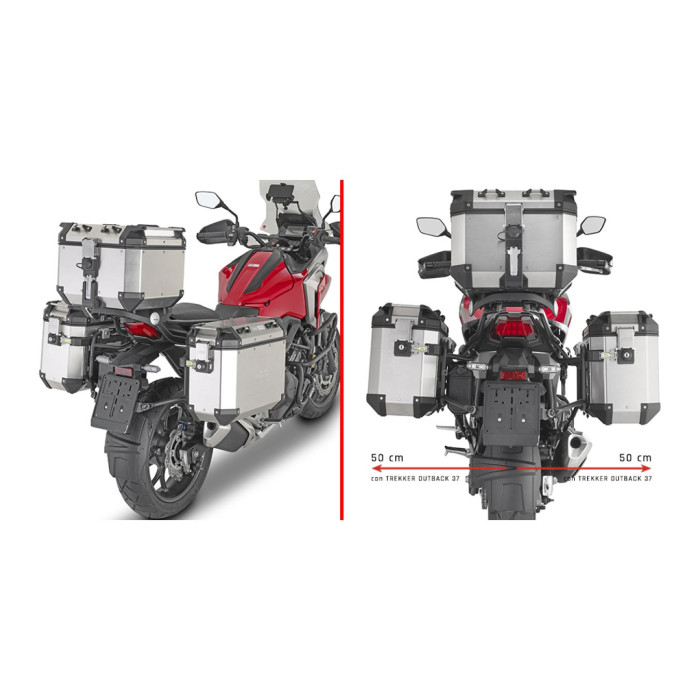 Portavaligie Laterale Givi Per Honda Nc750x (21) Per Outback