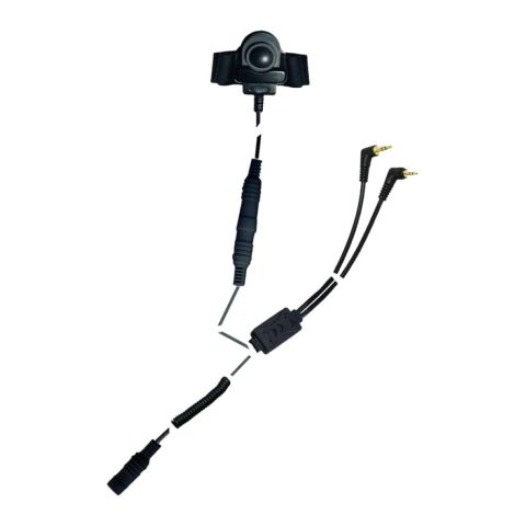 Midland Bhs300 K Adattatore Con Presa Tipo Kenwood 2 Pin Mike Auricolare