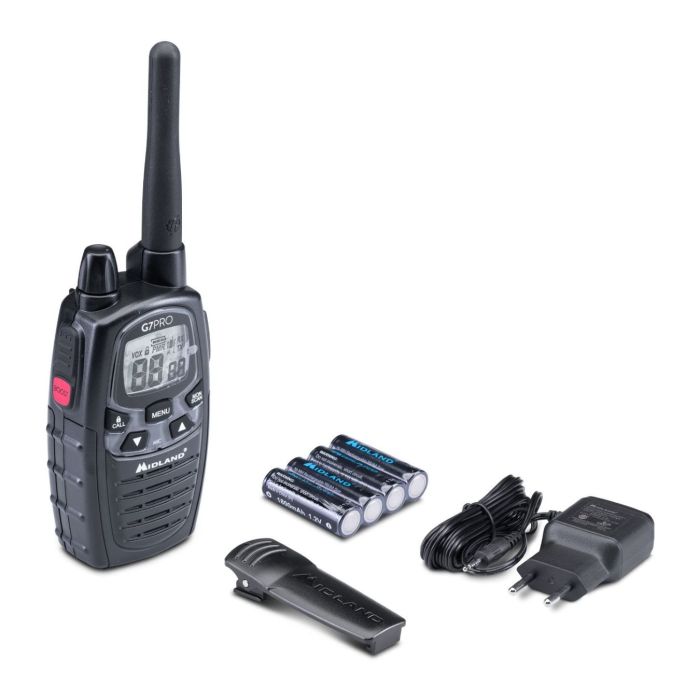 Midland G7pro 1radio+1caricatore Muro+4 Batterie 1800mah