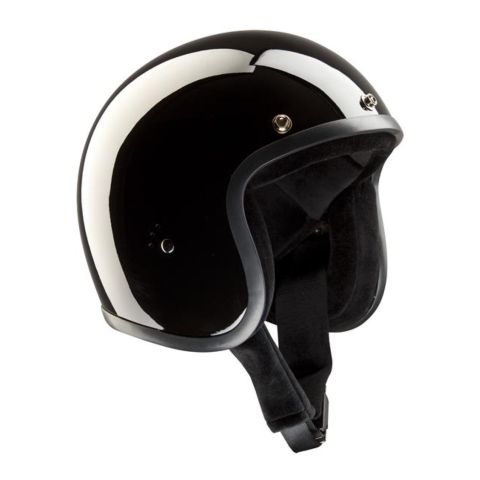 Casco Bandit Jet Non Omologato Nero Lucido