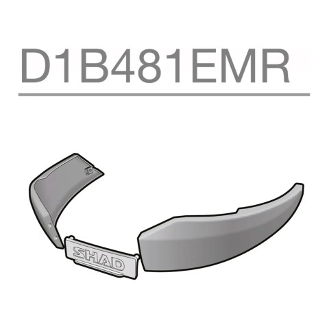 Fascia Laterale Shad Per Sh48 Grigio Scuro