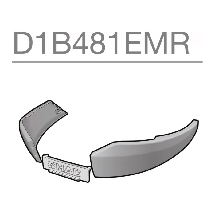 Fascia Laterale Shad Per Sh48 Grigio Scuro